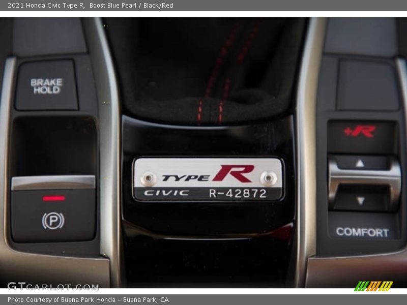 Controls of 2021 Civic Type R