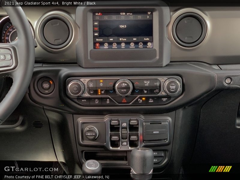 Bright White / Black 2021 Jeep Gladiator Sport 4x4