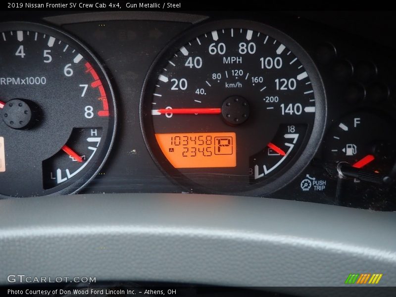 Gun Metallic / Steel 2019 Nissan Frontier SV Crew Cab 4x4