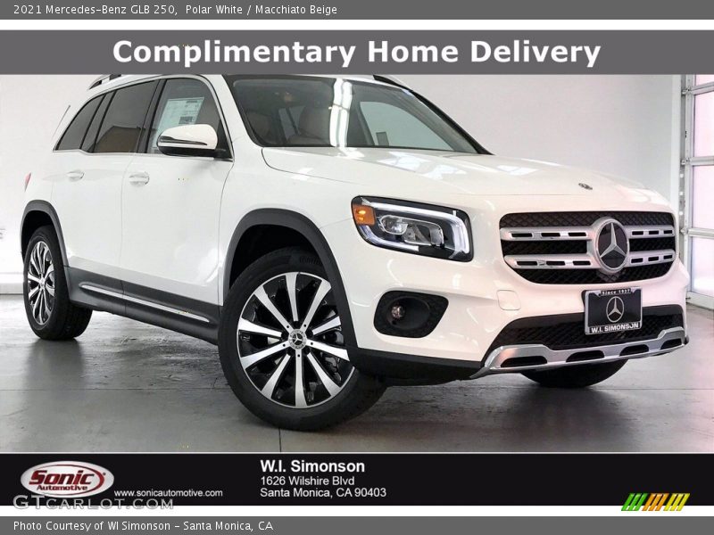 Polar White / Macchiato Beige 2021 Mercedes-Benz GLB 250