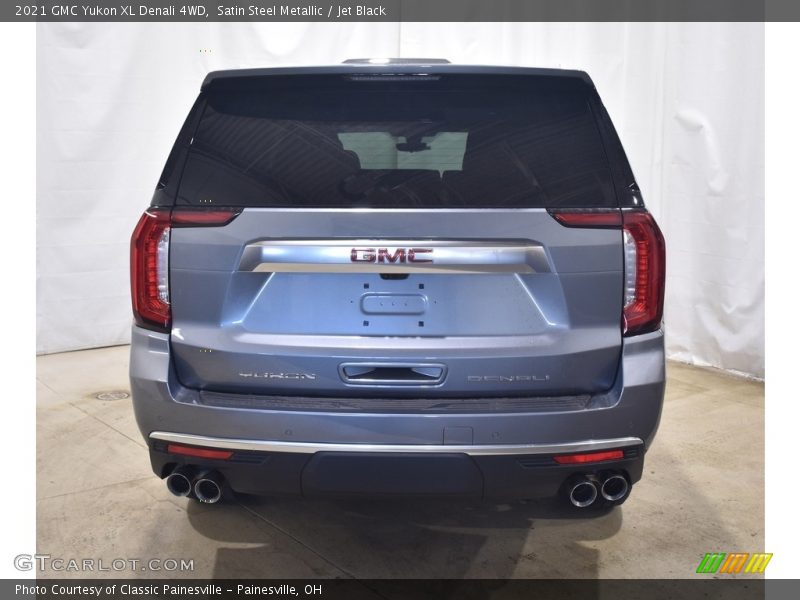 Satin Steel Metallic / Jet Black 2021 GMC Yukon XL Denali 4WD