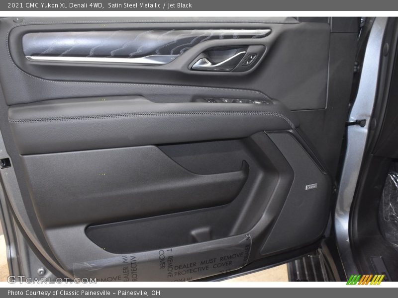 Satin Steel Metallic / Jet Black 2021 GMC Yukon XL Denali 4WD