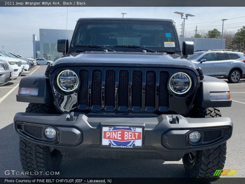 Black / Black 2021 Jeep Wrangler Willys 4x4