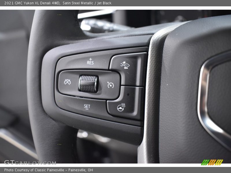 Satin Steel Metallic / Jet Black 2021 GMC Yukon XL Denali 4WD