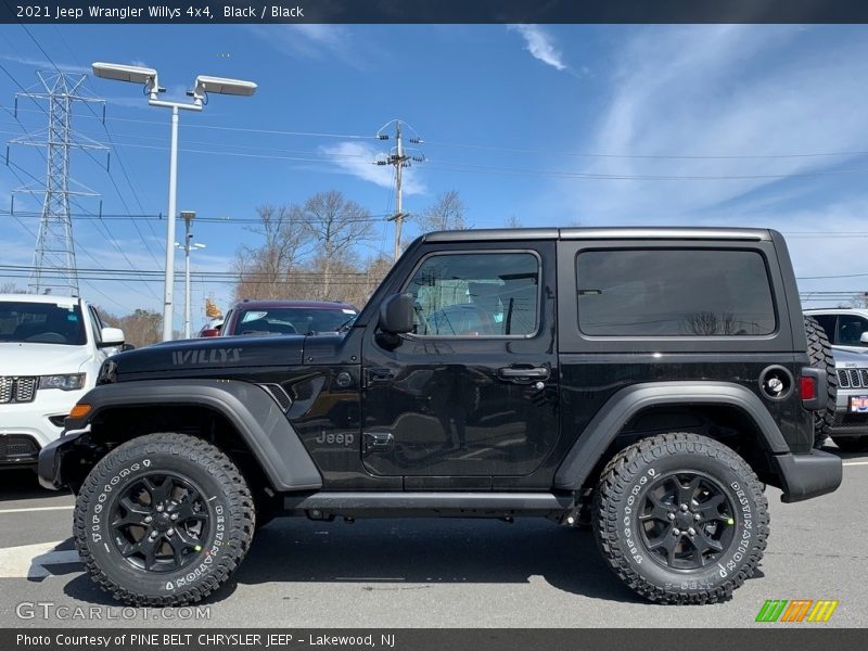  2021 Wrangler Willys 4x4 Black