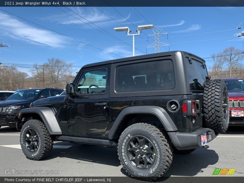 Black / Black 2021 Jeep Wrangler Willys 4x4