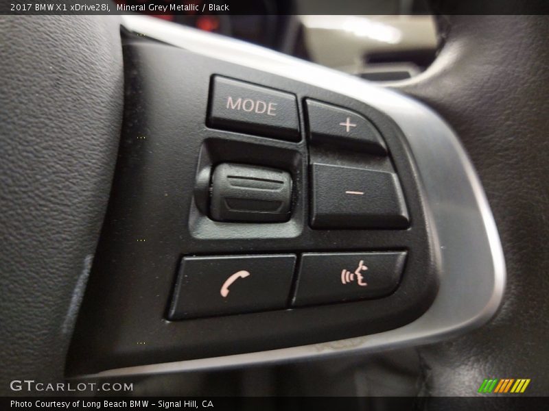 Mineral Grey Metallic / Black 2017 BMW X1 xDrive28i