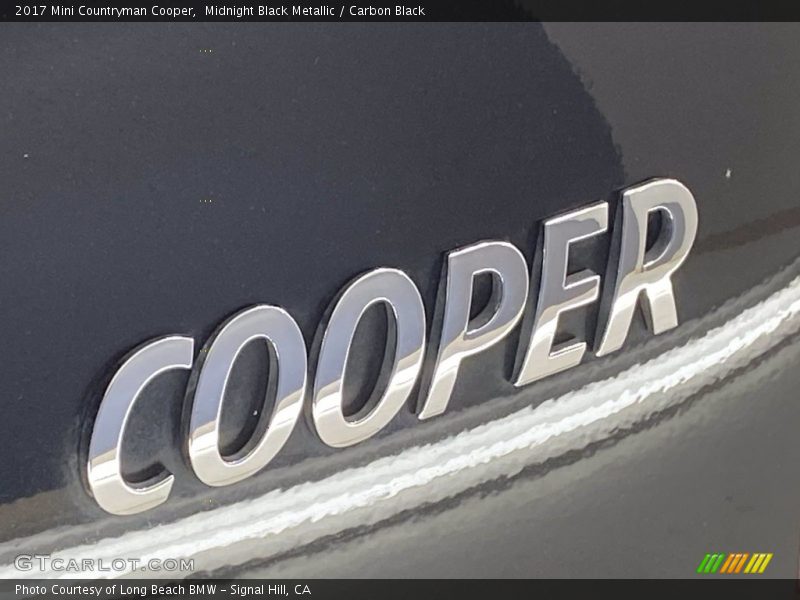Midnight Black Metallic / Carbon Black 2017 Mini Countryman Cooper
