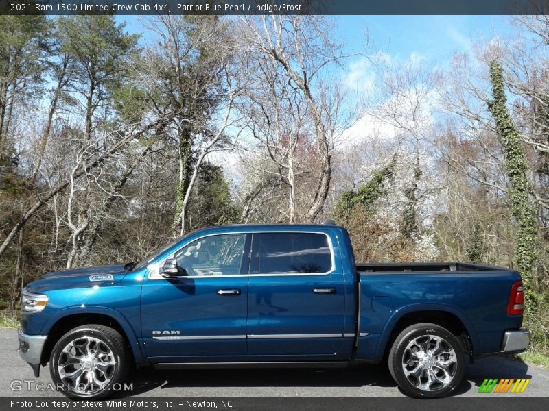 Patriot Blue Pearl / Indigo/Frost 2021 Ram 1500 Limited Crew Cab 4x4