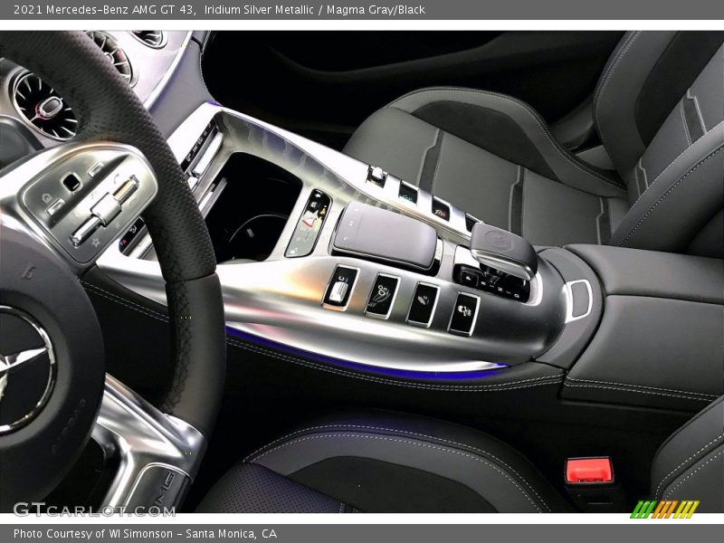 Iridium Silver Metallic / Magma Gray/Black 2021 Mercedes-Benz AMG GT 43
