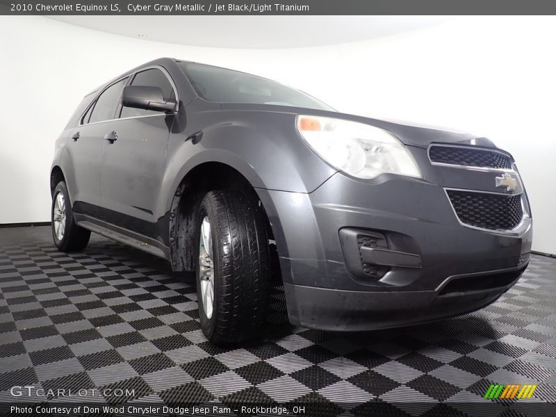 Cyber Gray Metallic / Jet Black/Light Titanium 2010 Chevrolet Equinox LS