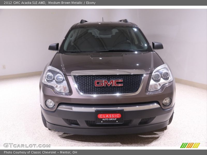 Medium Brown Metallic / Ebony 2012 GMC Acadia SLE AWD
