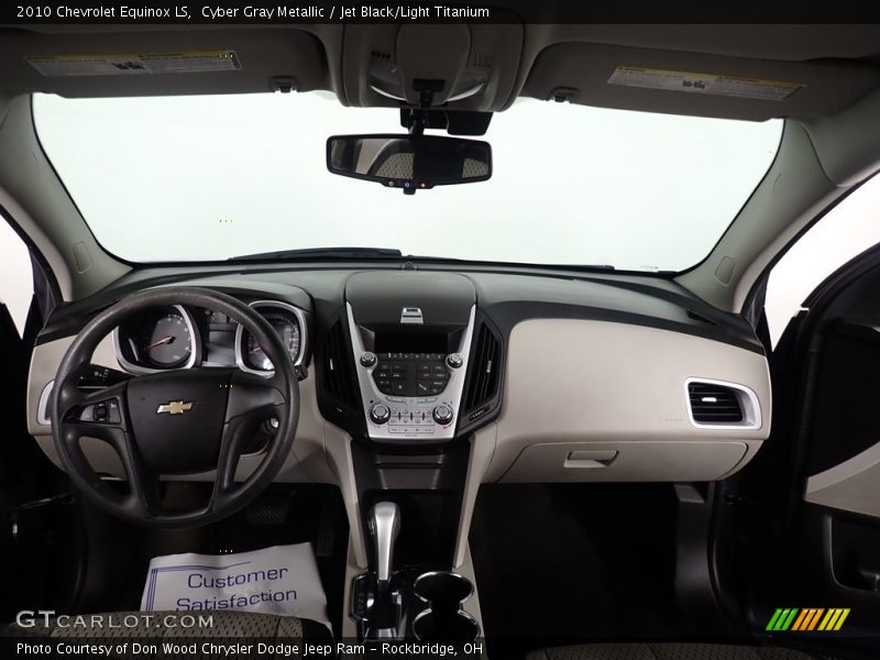 Cyber Gray Metallic / Jet Black/Light Titanium 2010 Chevrolet Equinox LS