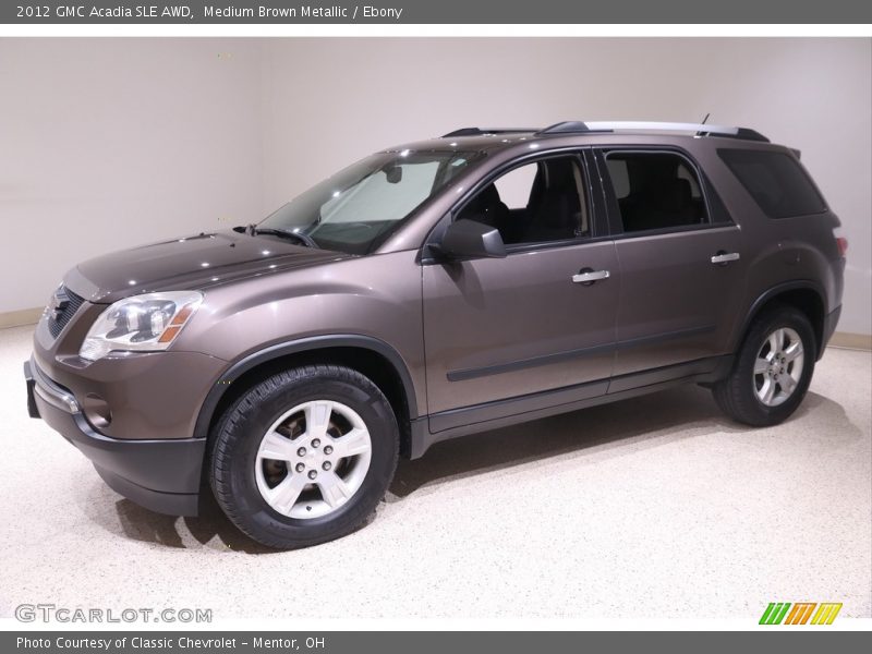 Medium Brown Metallic / Ebony 2012 GMC Acadia SLE AWD