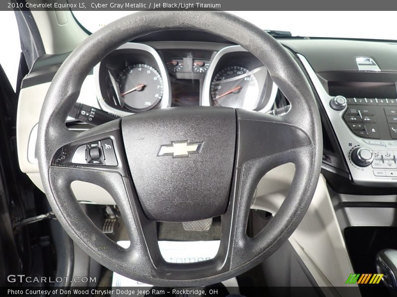 Cyber Gray Metallic / Jet Black/Light Titanium 2010 Chevrolet Equinox LS