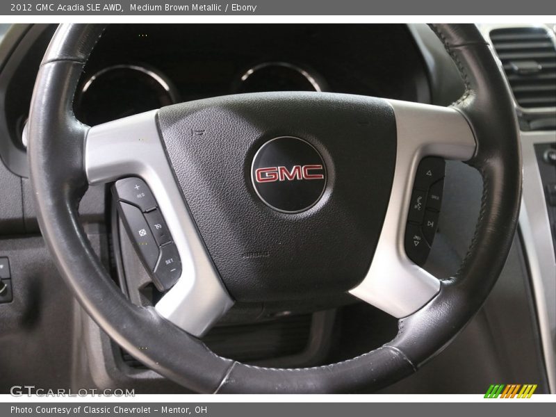 Medium Brown Metallic / Ebony 2012 GMC Acadia SLE AWD