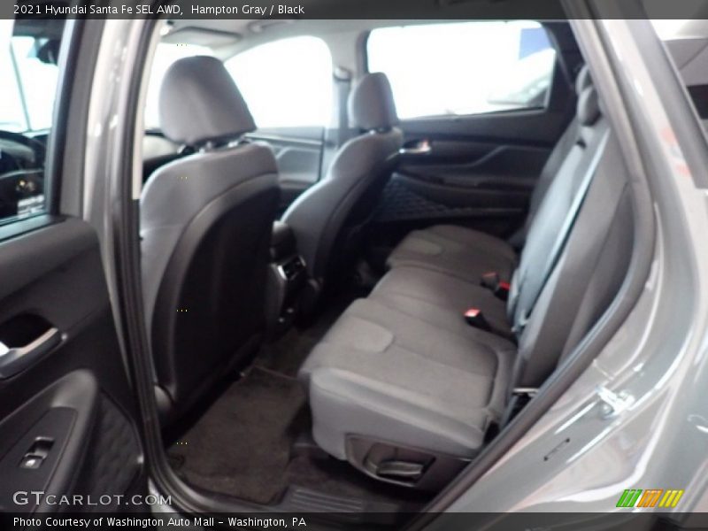 Hampton Gray / Black 2021 Hyundai Santa Fe SEL AWD