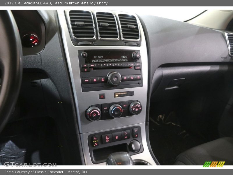 Medium Brown Metallic / Ebony 2012 GMC Acadia SLE AWD