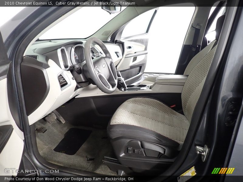 Cyber Gray Metallic / Jet Black/Light Titanium 2010 Chevrolet Equinox LS