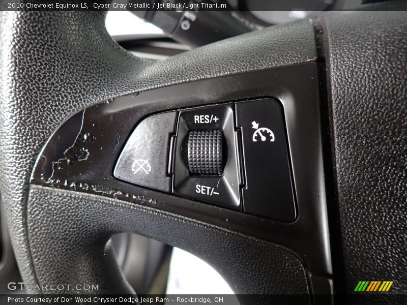 Cyber Gray Metallic / Jet Black/Light Titanium 2010 Chevrolet Equinox LS