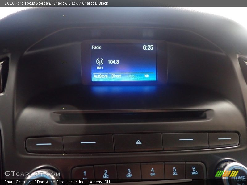 Shadow Black / Charcoal Black 2016 Ford Focus S Sedan