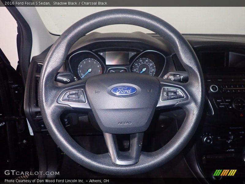 Shadow Black / Charcoal Black 2016 Ford Focus S Sedan