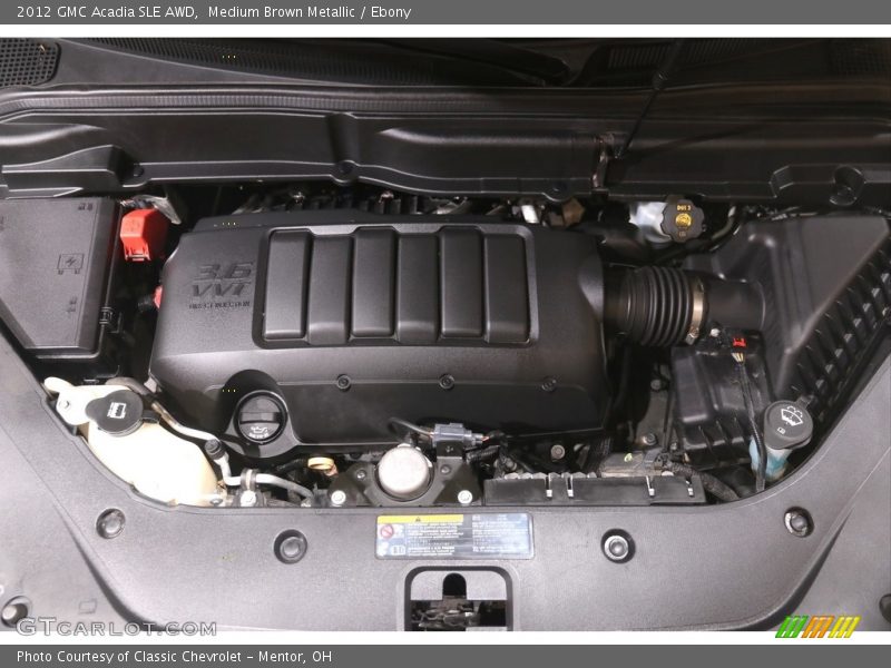 Medium Brown Metallic / Ebony 2012 GMC Acadia SLE AWD