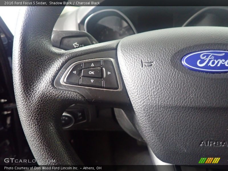 Shadow Black / Charcoal Black 2016 Ford Focus S Sedan