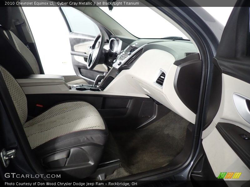 Cyber Gray Metallic / Jet Black/Light Titanium 2010 Chevrolet Equinox LS