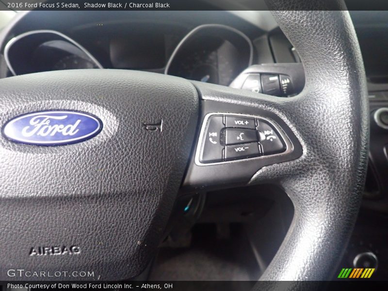 Shadow Black / Charcoal Black 2016 Ford Focus S Sedan