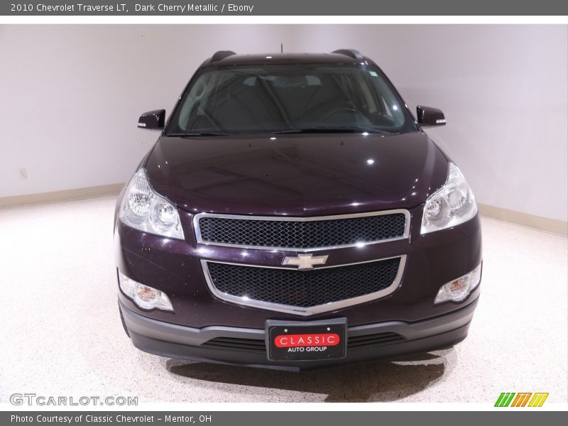 Dark Cherry Metallic / Ebony 2010 Chevrolet Traverse LT