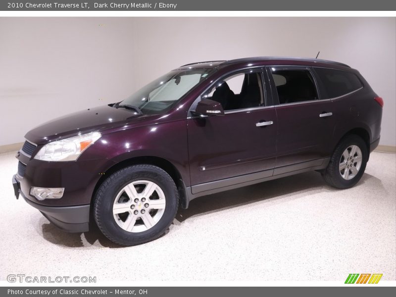 Dark Cherry Metallic / Ebony 2010 Chevrolet Traverse LT