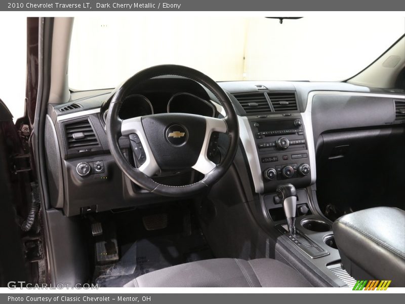 Dark Cherry Metallic / Ebony 2010 Chevrolet Traverse LT