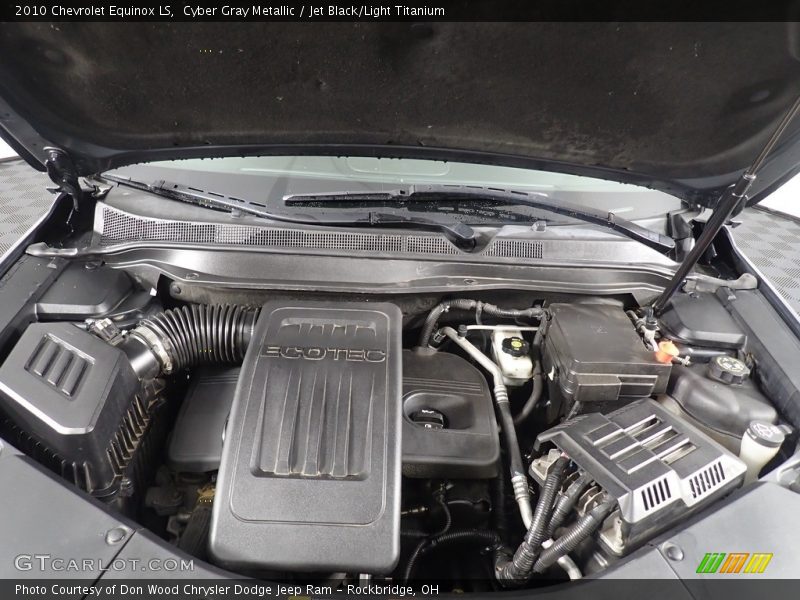 Cyber Gray Metallic / Jet Black/Light Titanium 2010 Chevrolet Equinox LS