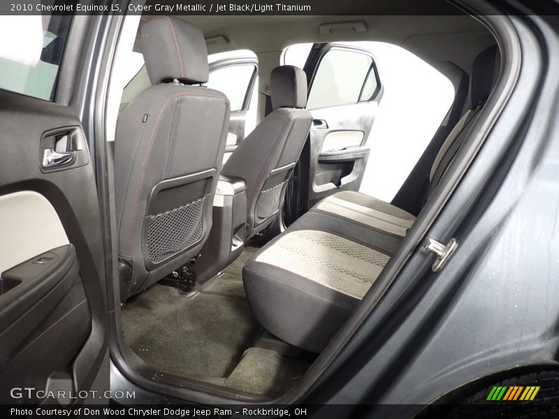 Cyber Gray Metallic / Jet Black/Light Titanium 2010 Chevrolet Equinox LS