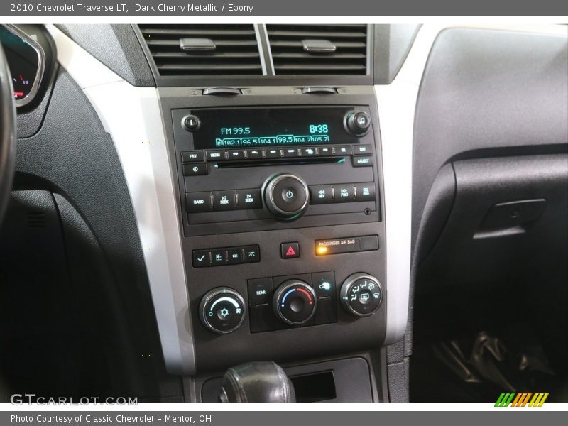 Dark Cherry Metallic / Ebony 2010 Chevrolet Traverse LT