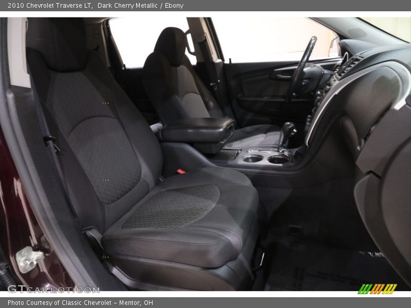 Dark Cherry Metallic / Ebony 2010 Chevrolet Traverse LT