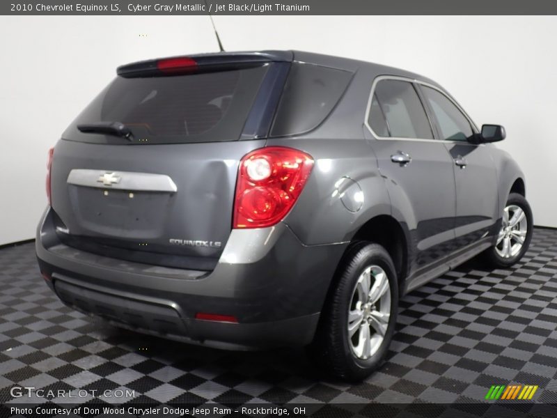 Cyber Gray Metallic / Jet Black/Light Titanium 2010 Chevrolet Equinox LS