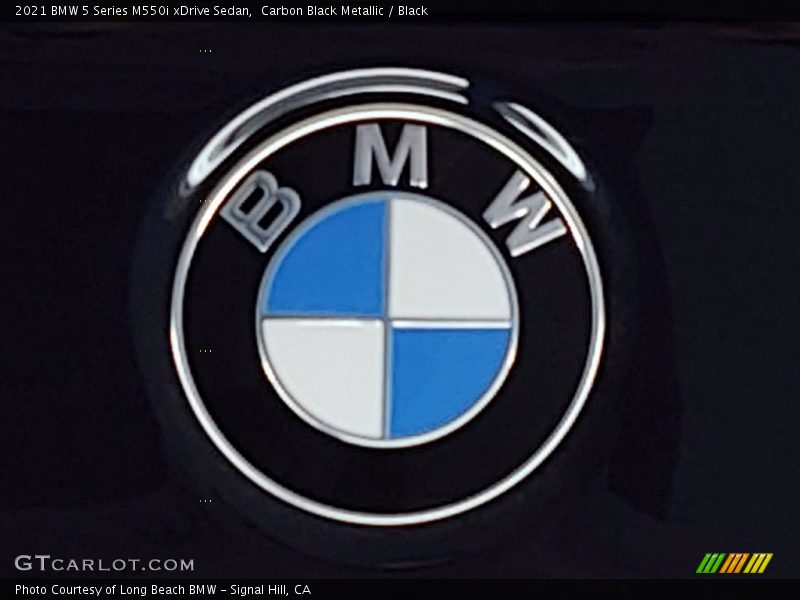 Carbon Black Metallic / Black 2021 BMW 5 Series M550i xDrive Sedan