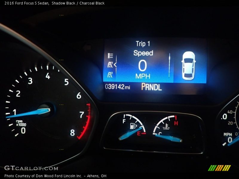 Shadow Black / Charcoal Black 2016 Ford Focus S Sedan