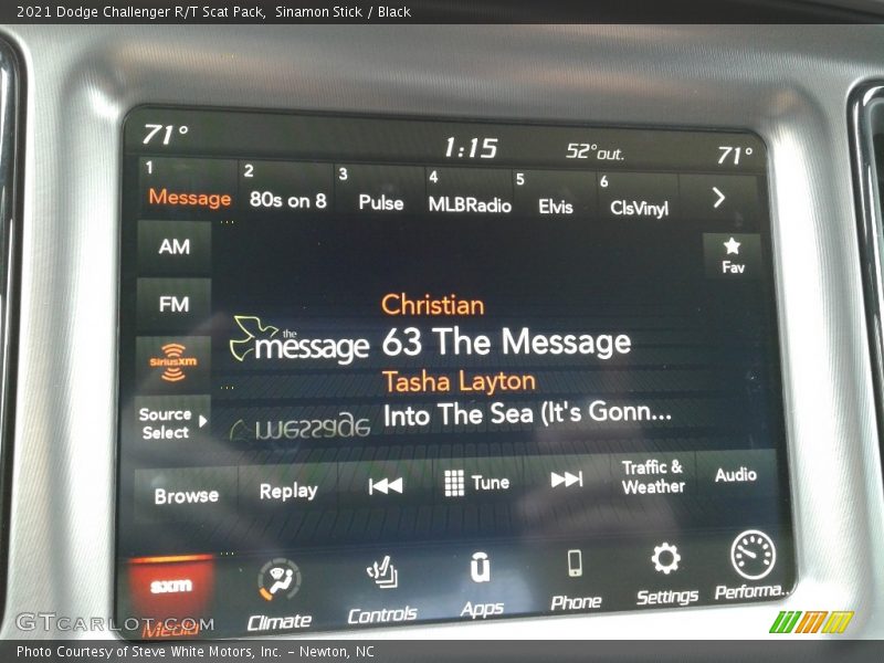 Sinamon Stick / Black 2021 Dodge Challenger R/T Scat Pack