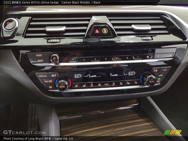 Controls of 2021 5 Series M550i xDrive Sedan