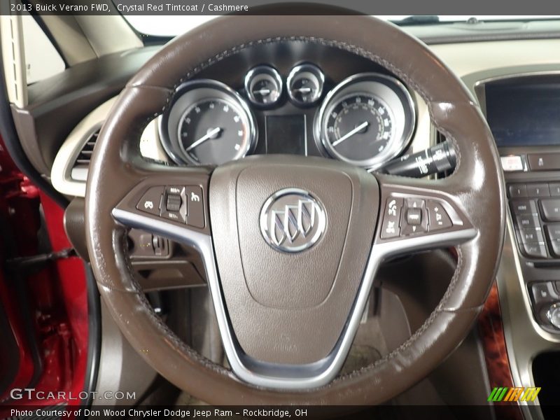 Crystal Red Tintcoat / Cashmere 2013 Buick Verano FWD