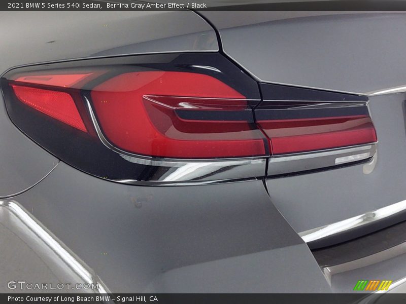 Bernina Gray Amber Effect / Black 2021 BMW 5 Series 540i Sedan