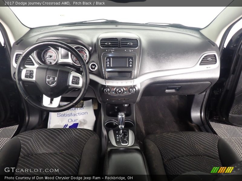 Pitch Black / Black 2017 Dodge Journey Crossroad AWD