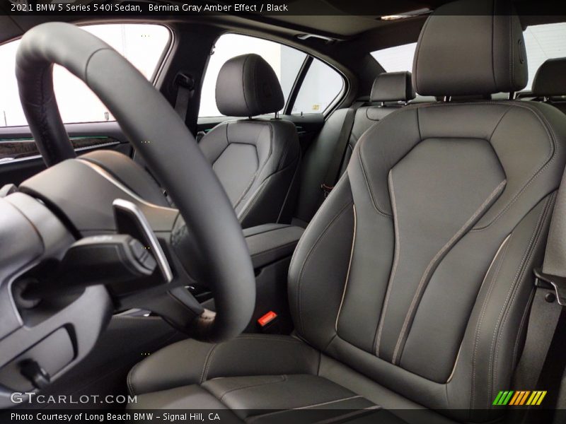 Bernina Gray Amber Effect / Black 2021 BMW 5 Series 540i Sedan
