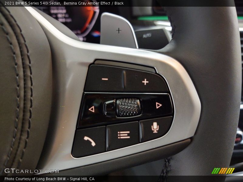 Bernina Gray Amber Effect / Black 2021 BMW 5 Series 540i Sedan
