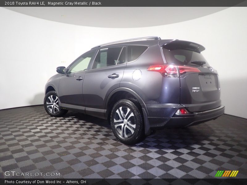 Magnetic Gray Metallic / Black 2018 Toyota RAV4 LE