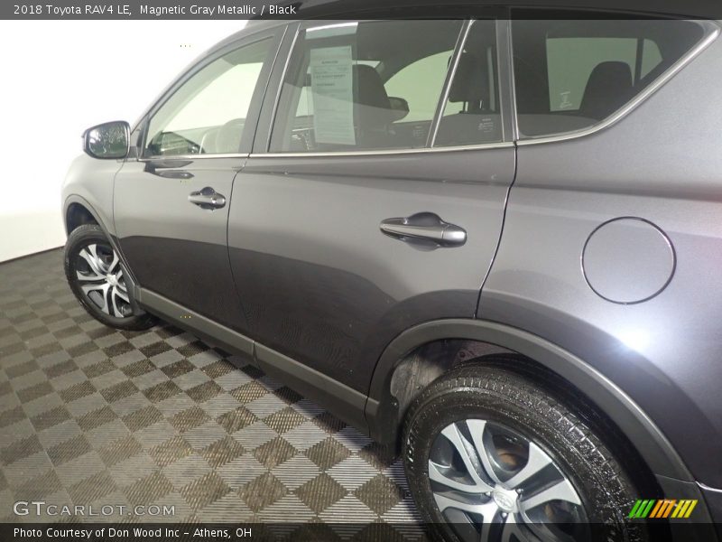Magnetic Gray Metallic / Black 2018 Toyota RAV4 LE