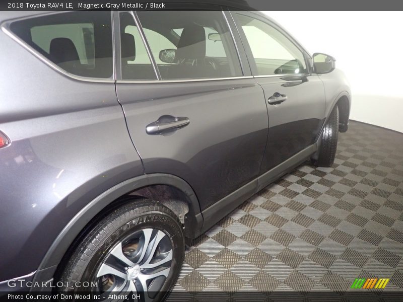 Magnetic Gray Metallic / Black 2018 Toyota RAV4 LE